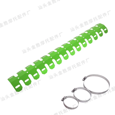 pipe, modified anti-scald cover, Motorcycle exhaust pipe - pqpj-32016-long-exhaust-pipe-green