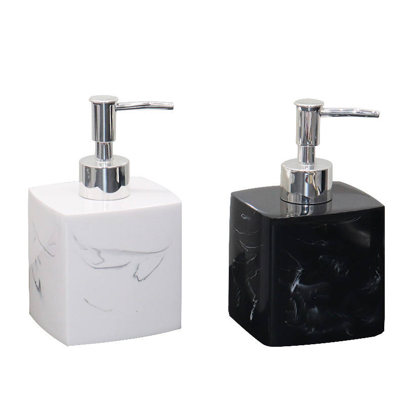 Hotel champú mano desinfectante botella resina creativa loción botella Champú gel de ducha sub-botella dispensador de jabón