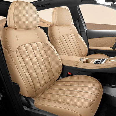For 25 Galaxy Starship 7 Seat Cover Discovery Cushion Pilot Starship 7EMI Inspired Seat Cover (Modelə uyğun (Original) oturacaq örtükləri) - qiuyun-brown-standard-edition-five-seater-dedicated-to-starhip-7-all-inclusive-front-row-half-pack-in-rear-row