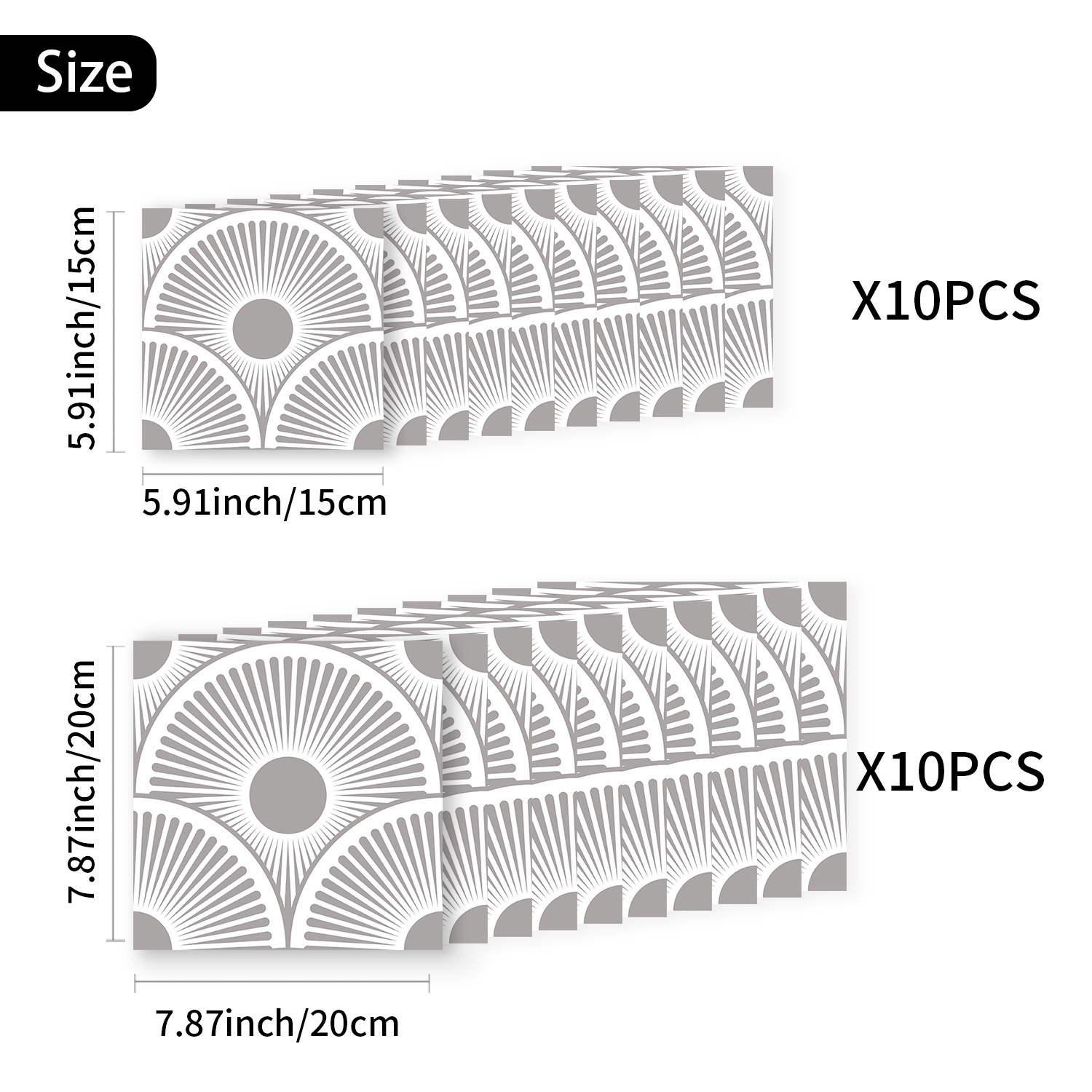 15X15CMX10PCS