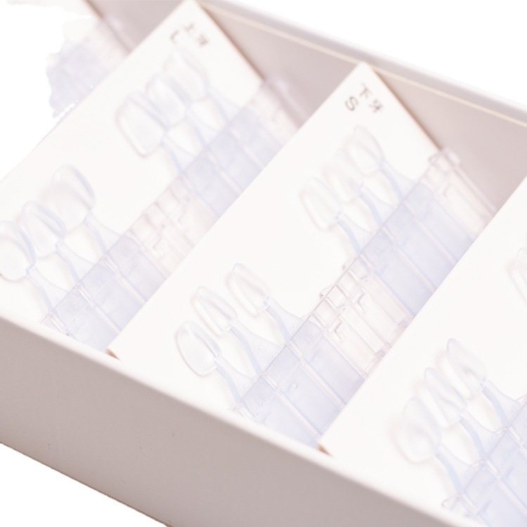 Placa de comparación de chapa de porcelana compuesta supermodelo dental sin molde parche de diente preformado 30 chapa de porcelana compuesta