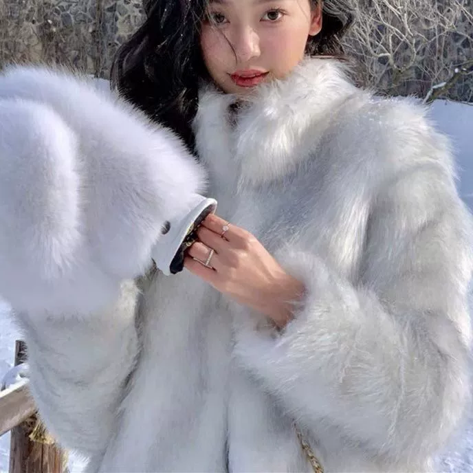 Winter short velvet jacket