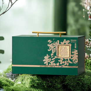 2025 New Dragon Boat Festival Rice Dumpling Gift Box Ready-Made Gift Box Packaging Box High-End Basket Dragon Boat Festival Gift Box Wholesale