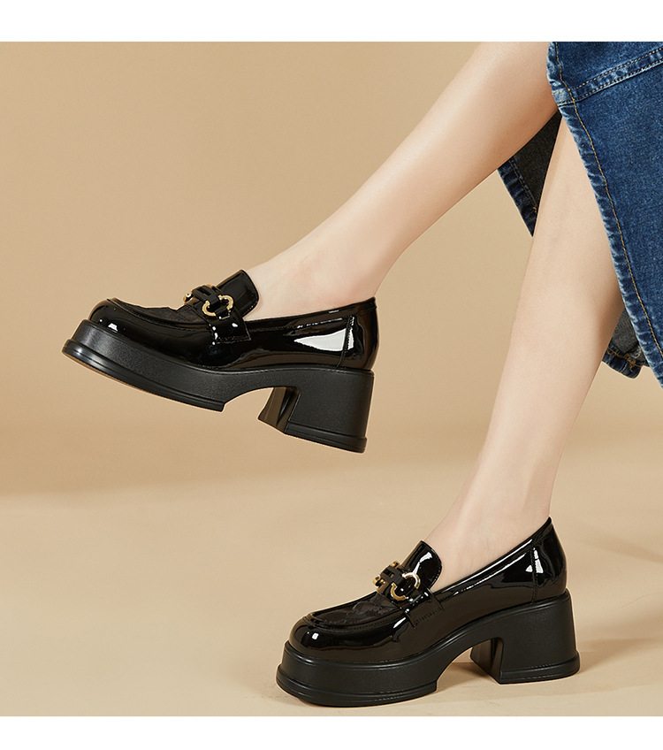 Giày lười nữ mặt lưới đế dày phong cách loafer mùa hè 2025 — 4624101179 màu đen, 4624101179 màu be, 4624101157 Màu đen, 4623101149 Màu đen chi tiết 6