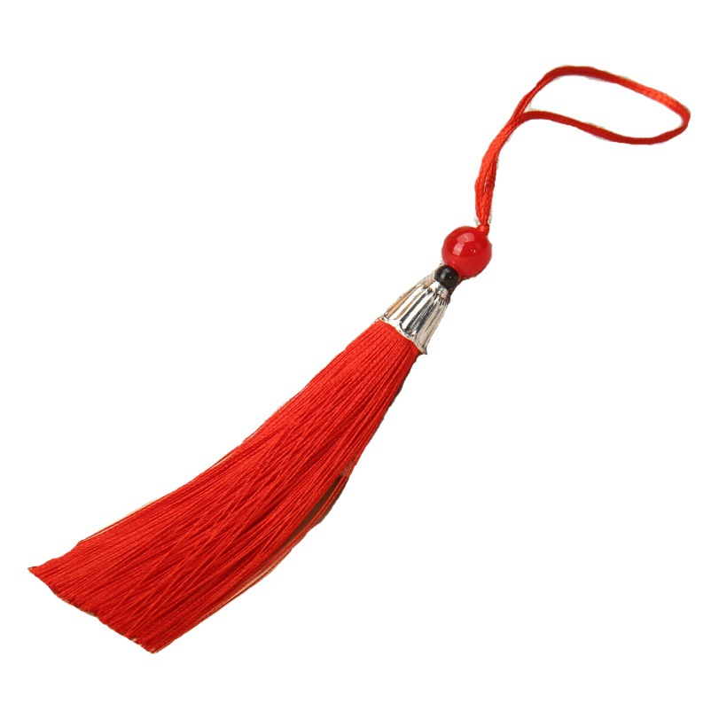 8cm sachet pendant bergamot flower tassel Chinese knot fan hanging spike large price excellent Chinese clothing pressure lapel