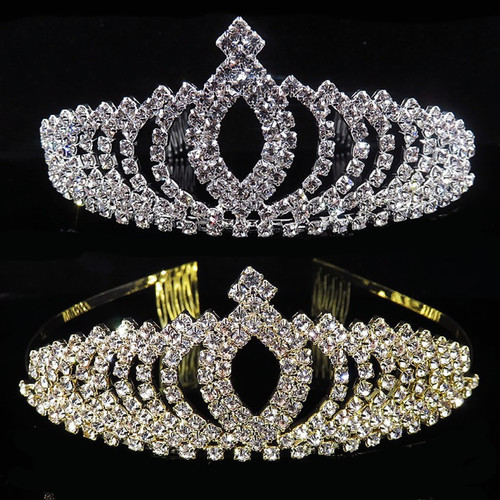 Factory direct supply of bridal hair accessories, crown diamond tiaras, children's tiaras, wholesale wedding dress accessories