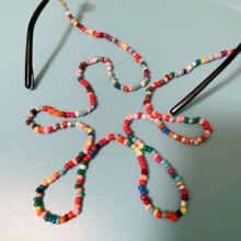 D 28611 Colorful Beaded Glasses Chain �۾��� ŷ���羳
