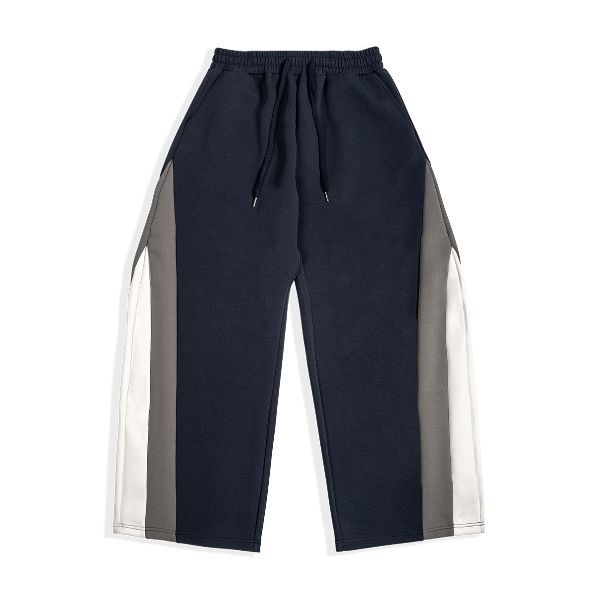ETAI ropa de hombre pantalones de manivela de estilo deportivo de color contraste pesado pantalones rectos de cintura elástica de hombre pantalones callejeros casuales de moda