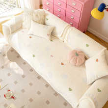 冬季毛绒沙发垫2025新款四季通用固定防滑高级感沙发坐垫子防猫抓