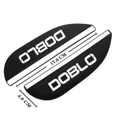 Fiat FIAT car rearview mirror | Rearview mirror rainproof sticker - fiat-18-doblo
