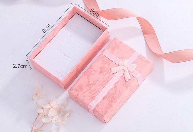 핑크 작은 포켓 시계 상자