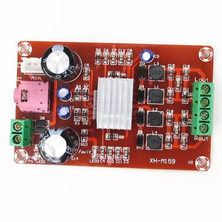 XH-M159 2*15W数字功放板  TA2024双声道 DC12V音频放大板