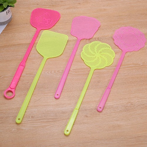 Manual Durable Fly Swatter Plastic New Material Wholesale Fly Swatter Home Use Durable Thickened Long Handle Large Size