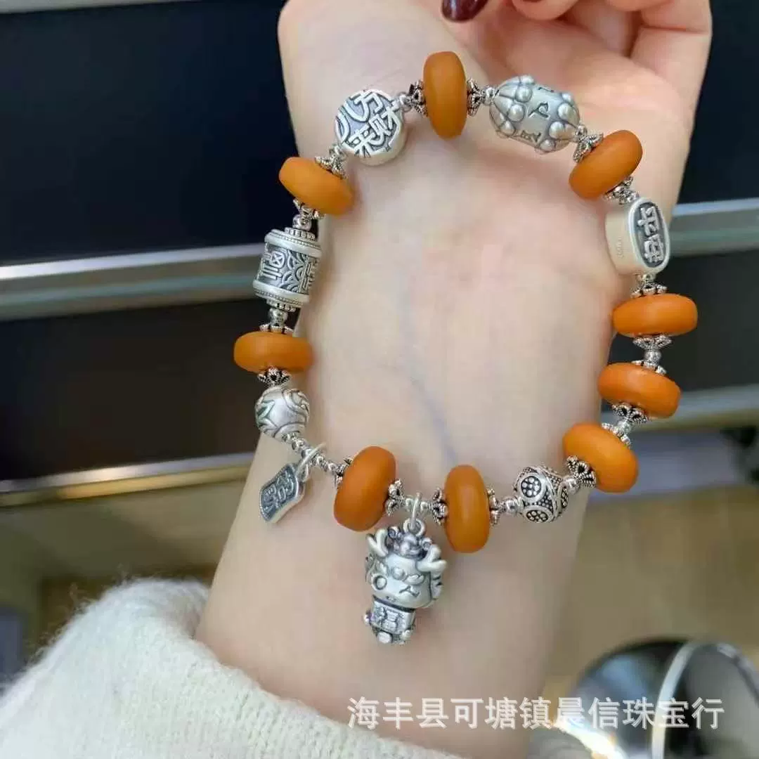 Ретро браслет wax agate, качественные аксессуары