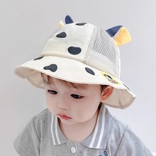 宝宝帽子夏季薄款婴儿男童女童遮阳帽儿童防晒帽渔夫帽夏款太阳帽