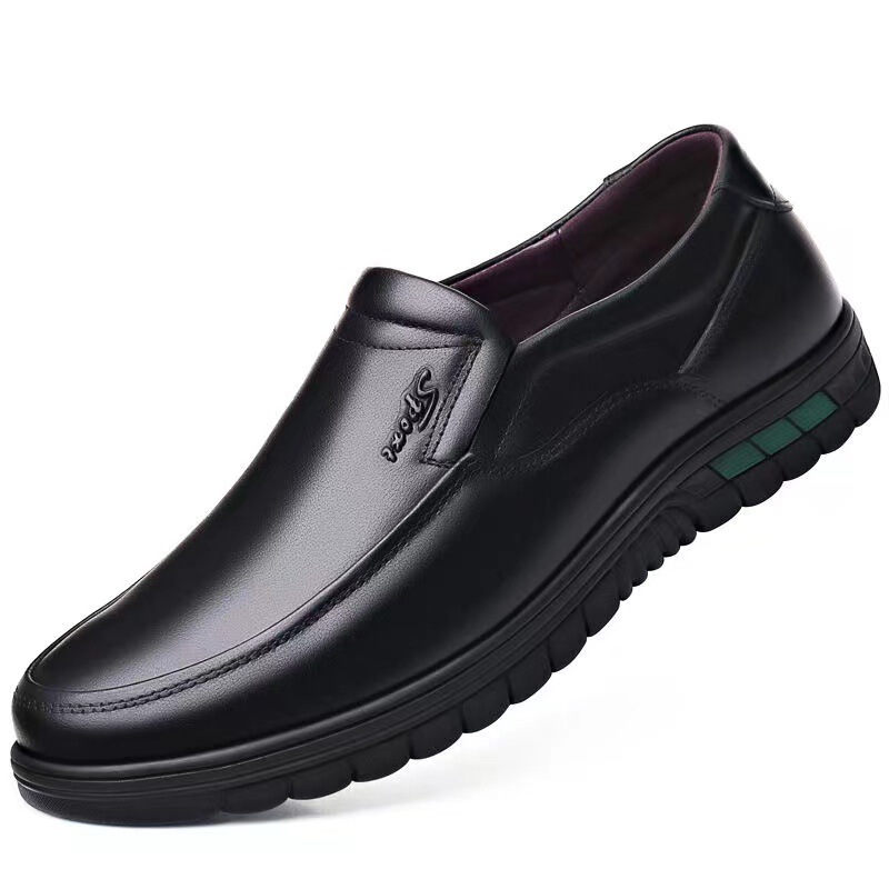 Men's Genuine Leather Shoes, Casual Business Shoes, Men's Breathable, Non-Slip, Comfortable, Lightweight, Middle-Aged Dad Shoes Manufacturer Wholesale Men's Genuine Leather Shoes, Casual Business Shoes, Men's Breathable, Non-Slip, Comfortable, Lightweight, Middle-Aged Dad Shoes Manufacturer Wholesale