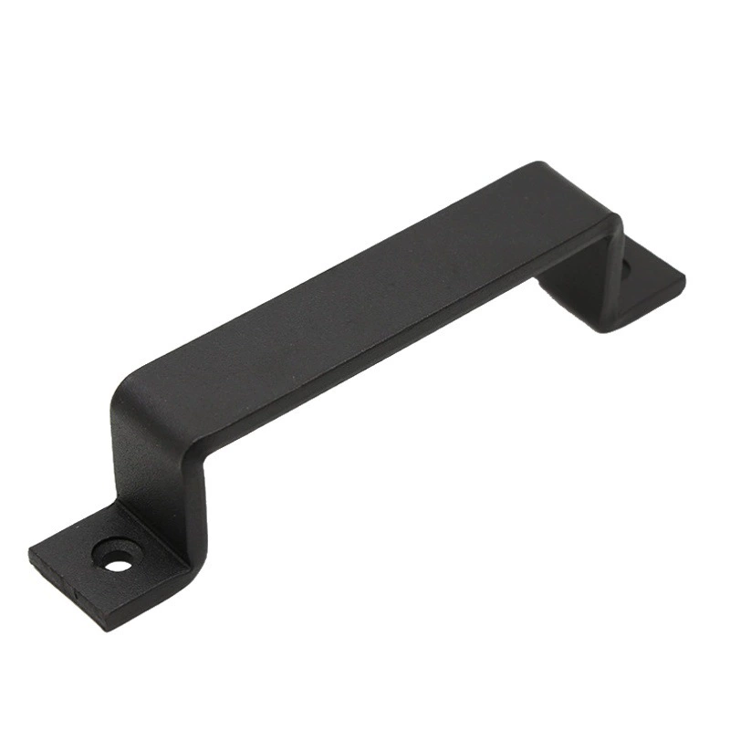 Тяжелый сарай дверная ручка черная раздвижная дверь деревянная дверь ручка гараж металлическая несущая сильная твердая ручка