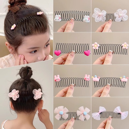 Children's comb for splitting hair, grooming, pulling hair clips for girls 2025, girls' hair pins, hair accessories for babies