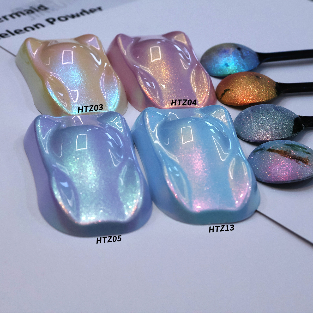 幻彩糖果色极光变色龙颜料原料水彩颜料汽车改色鱼竿环氧树脂多用