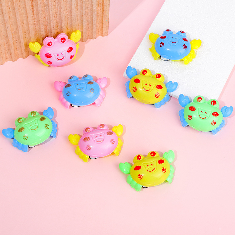 Huevo de juguete de jardín de infantes empuje pequeño transfronterizo Cute Cartoon Pull-back cangrejo Pull-back coche pequeño paquete de regalo