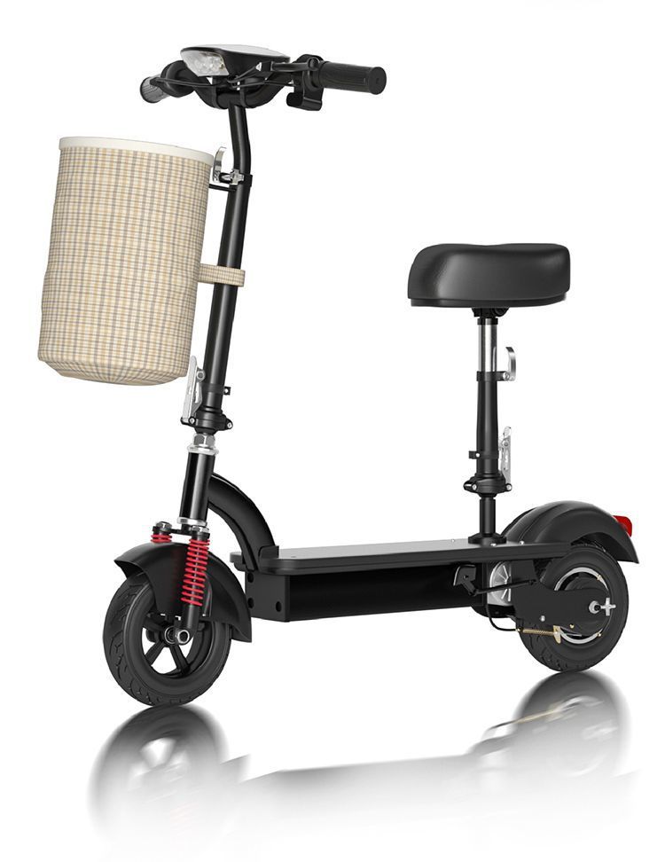 Mini Two-Wheeled Electric Scooter, Portable Foldable Ultra-Light Mobility Scooter for Parents and Children, Small Electric Scooter for Women