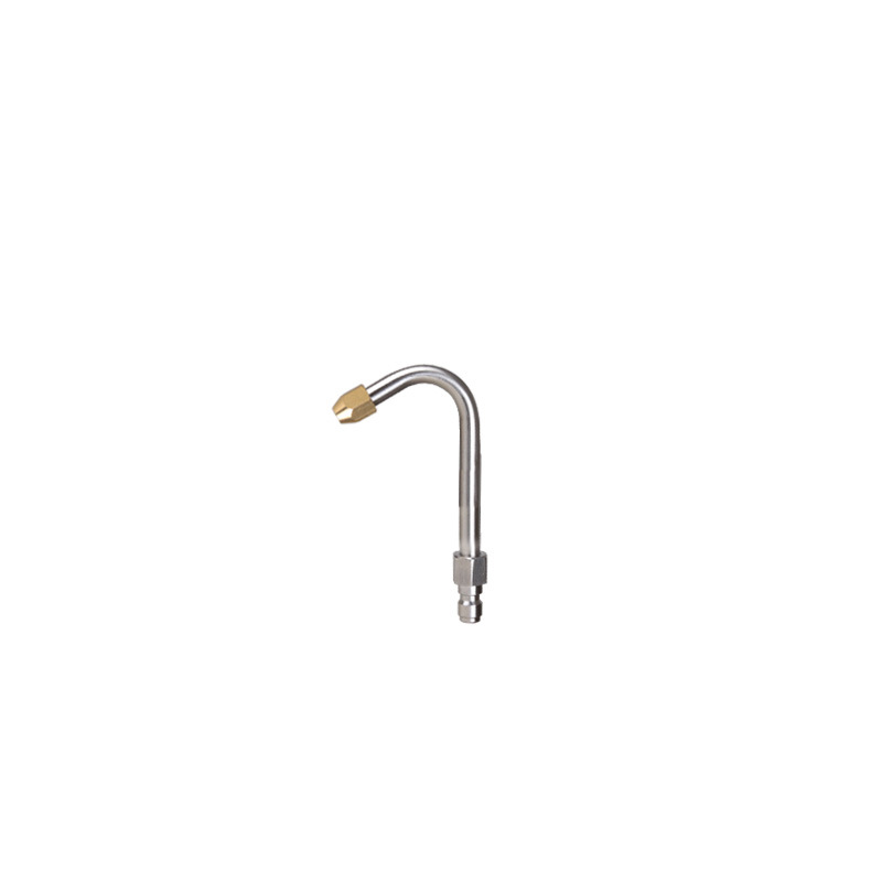 Fábrica al por mayor lavadora de automóviles de alta presión pistola de agua varilla curva extendida boquilla en forma de abanico 25/90 grados en forma de U limpieza accesorios de ángulo muerto image 12