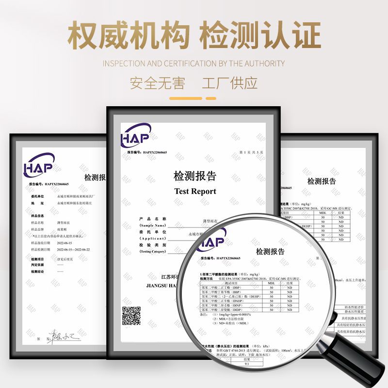 Raincoat PVC, increased thickness