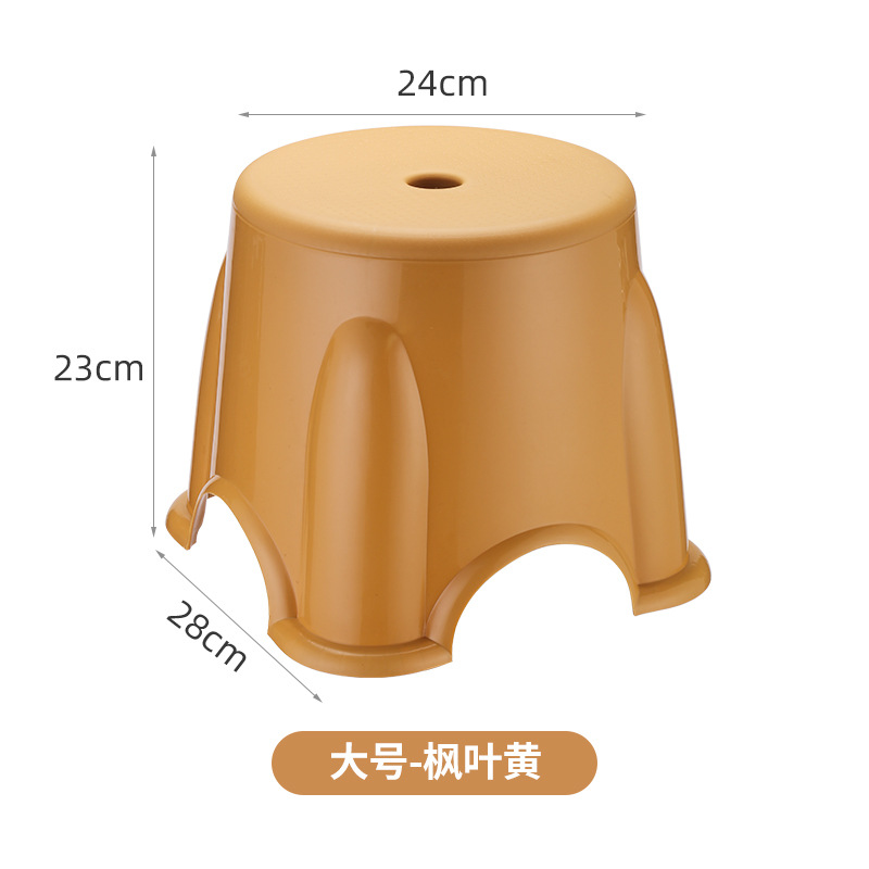 Banquetes bajos de alto soporte de carga banquetes pequeños banquetes pequeños banquetes de plástico banquetes para niños caseros taburetes redondos gruesos antideslizantes banquetes