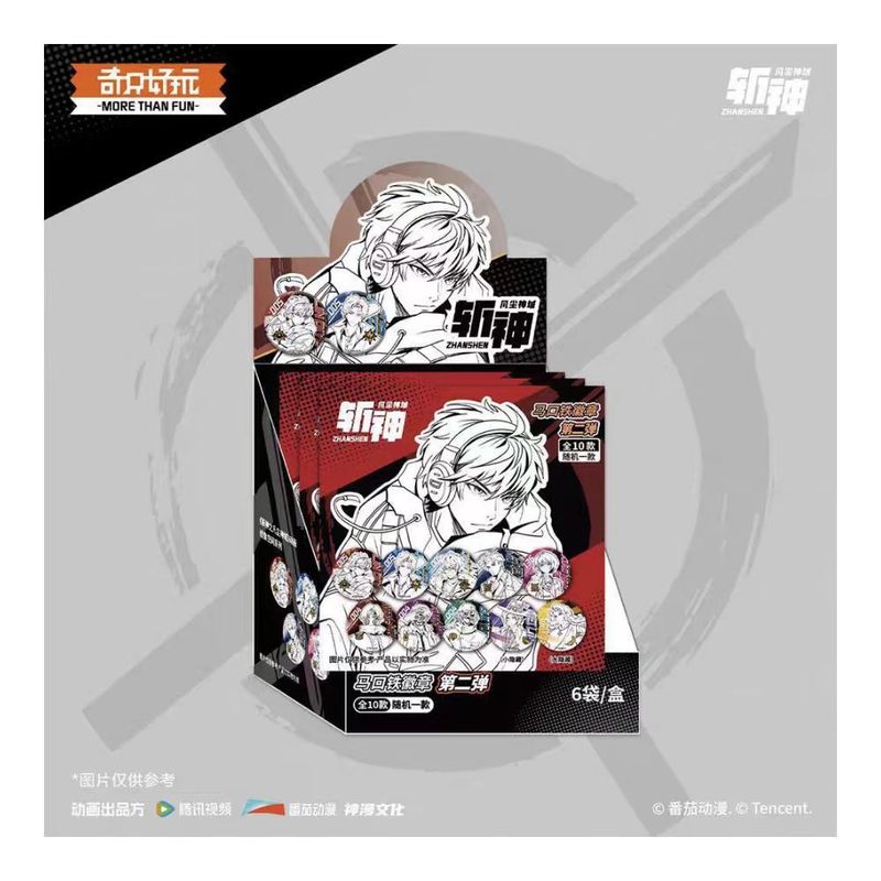 【正規品】第2弾-神を斬るライン イメージ空間シリーズ バッジ バジ小説 アニメ キングフェイス シンチン|undefined