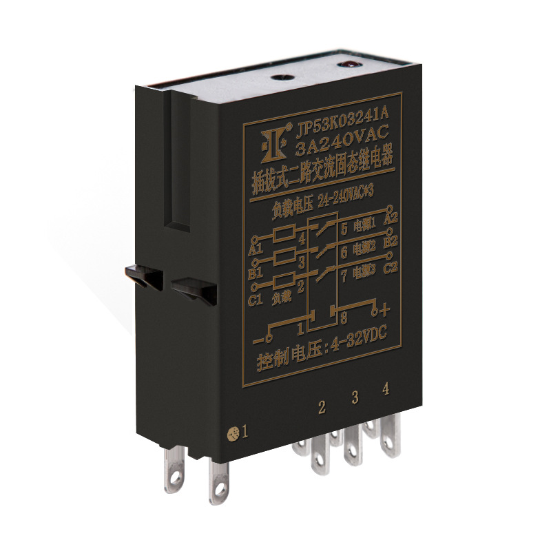 显力电子超小型三常开交流固态继电器-JP系列JP53K03241A 3A240VA