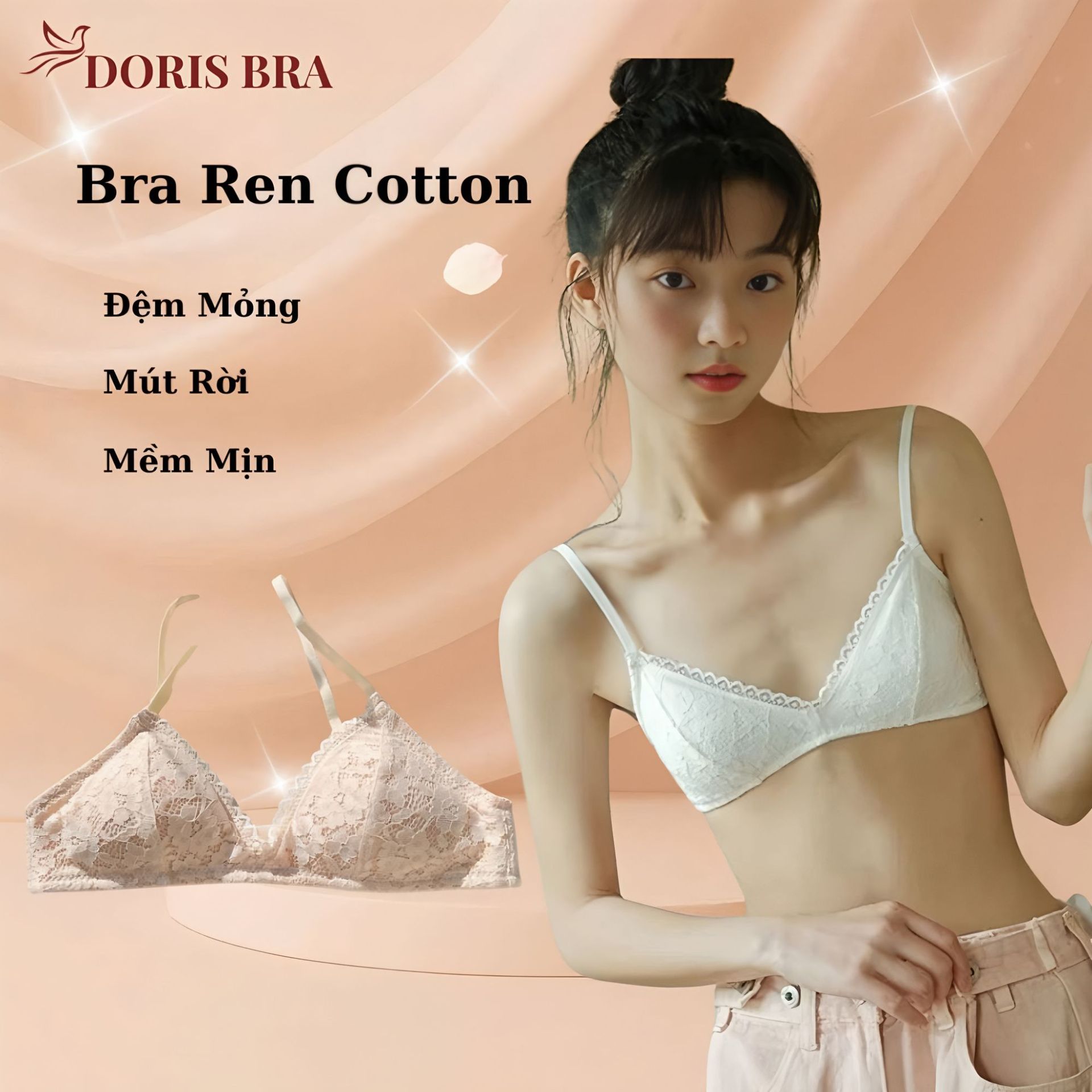 Lace summer underwear for students