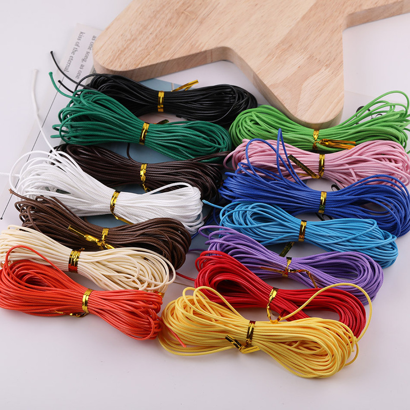 1.5mm Korean Multi-Color Wax Rope 10m DIY Handmade Bracelet Necklace Beaded Jewelry Cord Material Accessories 1.5mm Korean Multi-Color Wax Rope 10m DIY Handmade Bracelet Necklace Beaded Jewelry Cord Material Accessories