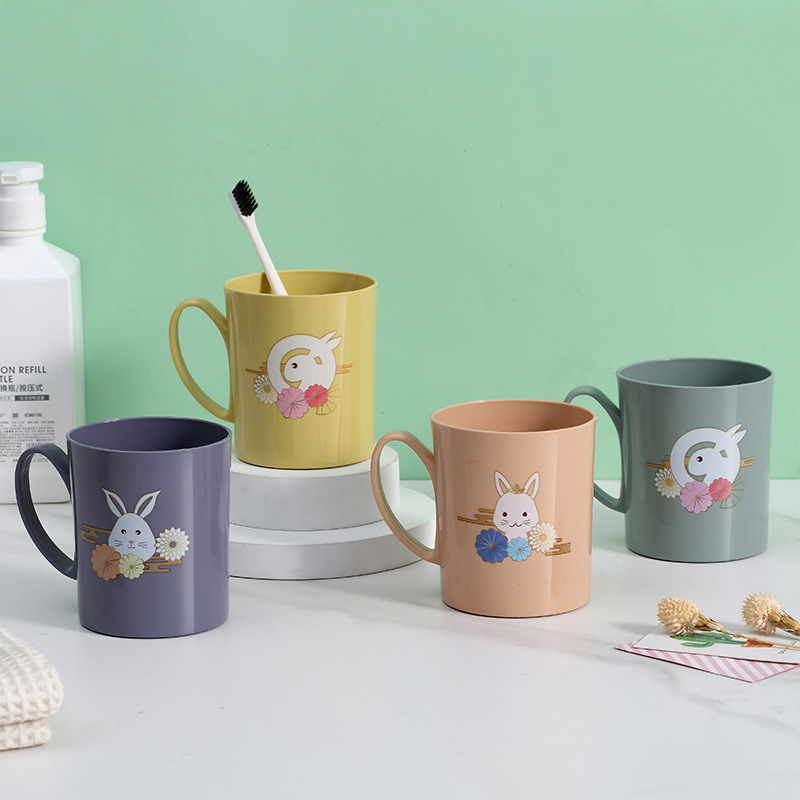 Söt katt tandborstmugg för barn och par_voghion.com