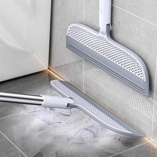 Magic Wiper Floor Scraper Dual-Purpose Double-Sided Rotating Floor Scraper Toilet Bathroom Toilet Floor Wiper