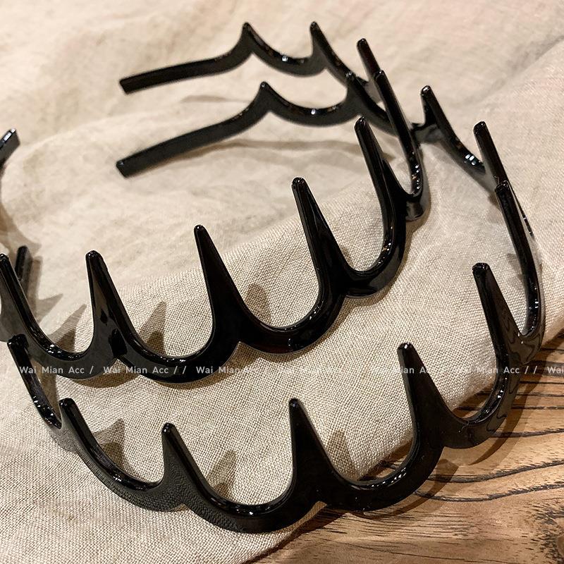 New Korean DIY Headband Base with High Crown, Toothed, High-End Luxury Headband Base for Women, Specifically for Face Washing, Cute