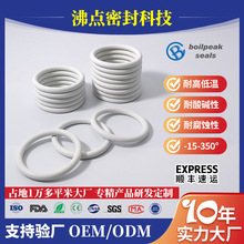 沸点全氟醚ORING腔体密封圈耐高温等离子白色全氟可替代PPE G75H