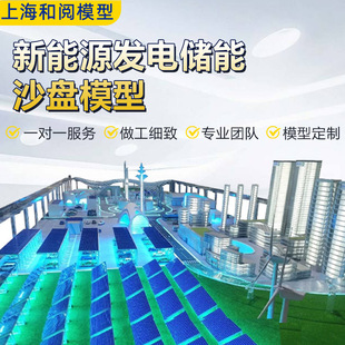 Energy Storage Equipment Model Roof Power Generation Application Field Exhibition Hall Sand Table Model New Energy Photovoltaic Sand Table Model