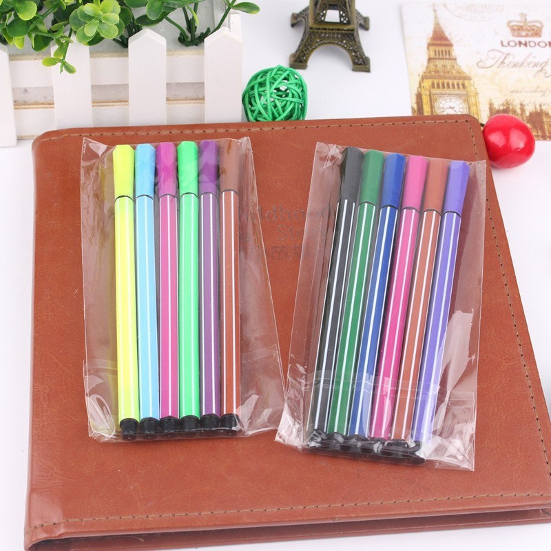 Los estudiantes pueden lavar dibujos animados para niños bolígrafo de acuarela para niños pincel de pintura de arte para niños pintura de jardín de infantes papelería premios