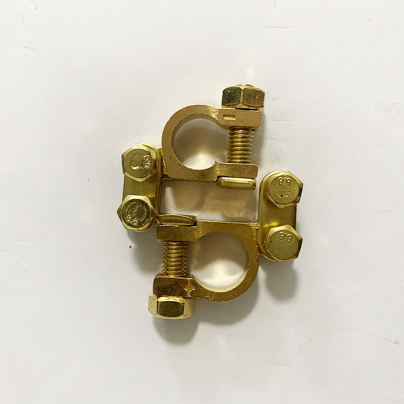 Copper pile head battery chuck battery connector auto parts battery connection line fire wire wiring clip wholesale