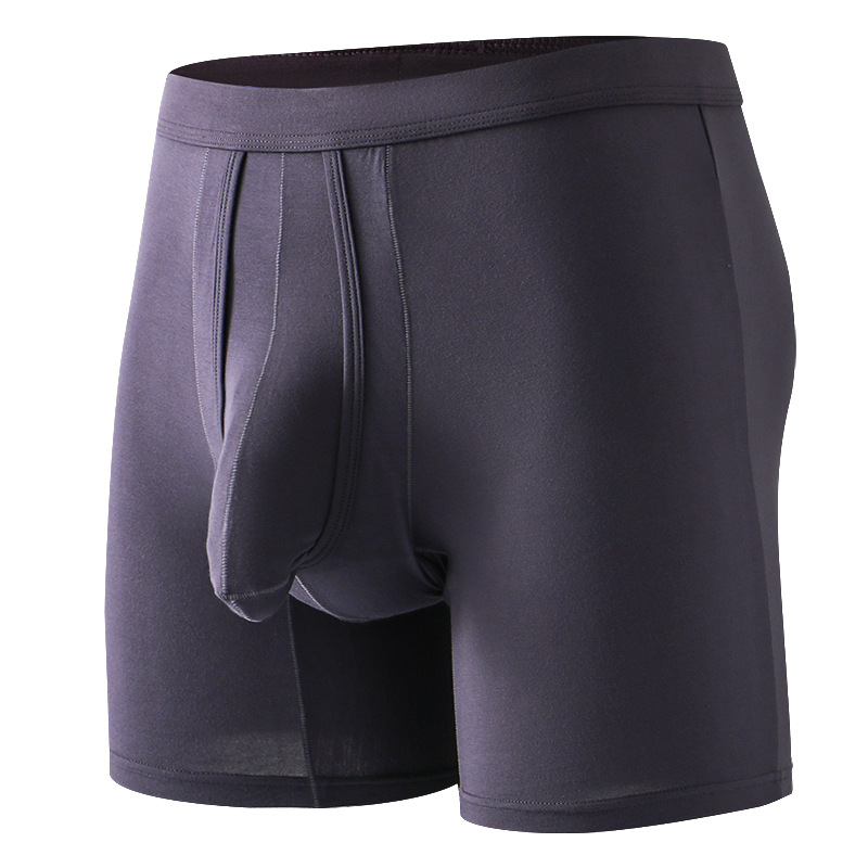 Ropa interior para hombres boxeadores separación de balas pantalones cortos deportivos de verano cómodos hombres transpirables boxeadores pantalones alargados piernas