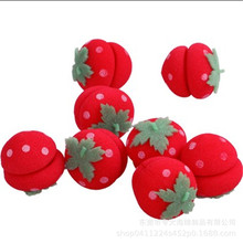 卷发绵球 红色心形花形卷发美发工具小丑圣诞玩具海绵球卷发绵球