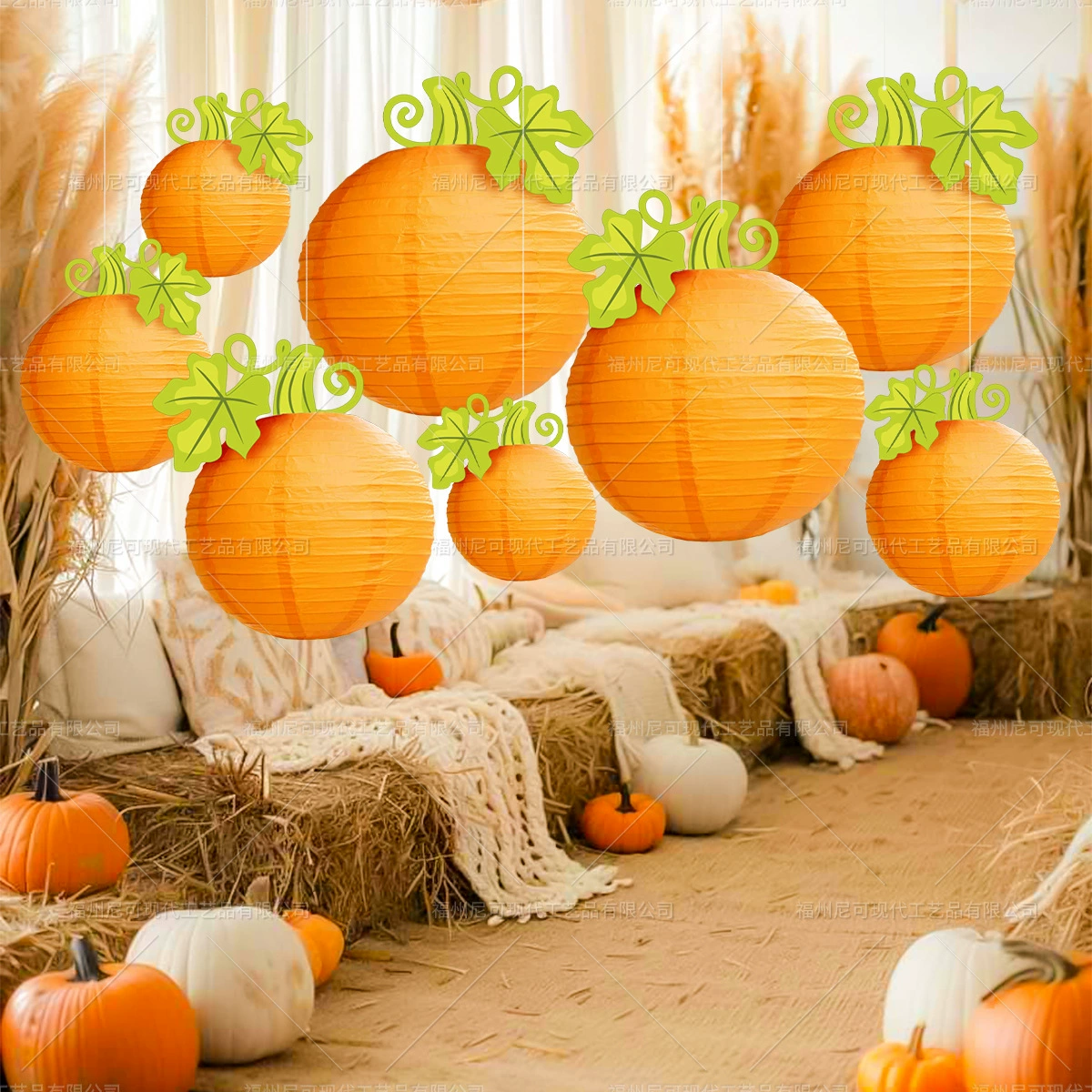 Фонарик-тыква, фонарик, украшения для фотосессий, реквизит, Хэллоуин, осень