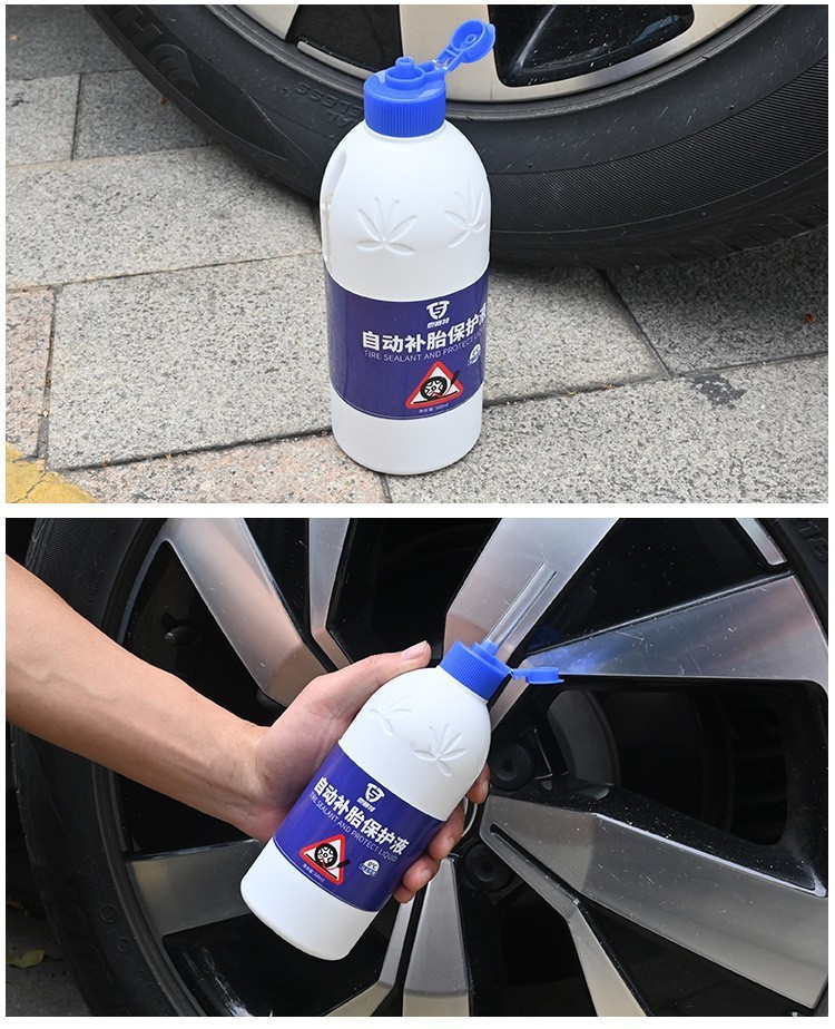 Tire Self-Replenishing Liquid Motorcycle Electric Vehicle Self-Replenishing Liquid Tire Repair Liquid Vacuum Tire Anti-Leakage Tire Repair Agent Repair Glue