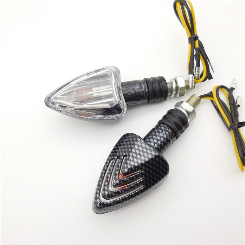 CH - 1004 lámpara de motocicleta triangular lámpara de dirección de lámpara de dirección de piel de serpiente de automóvil eléctrico