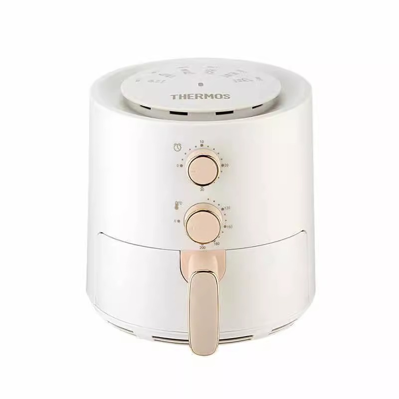 膳魔师 EHA-5711A-W Mini multifunctional air fryer oil-free electric fryer with precise temperature control 1.3L