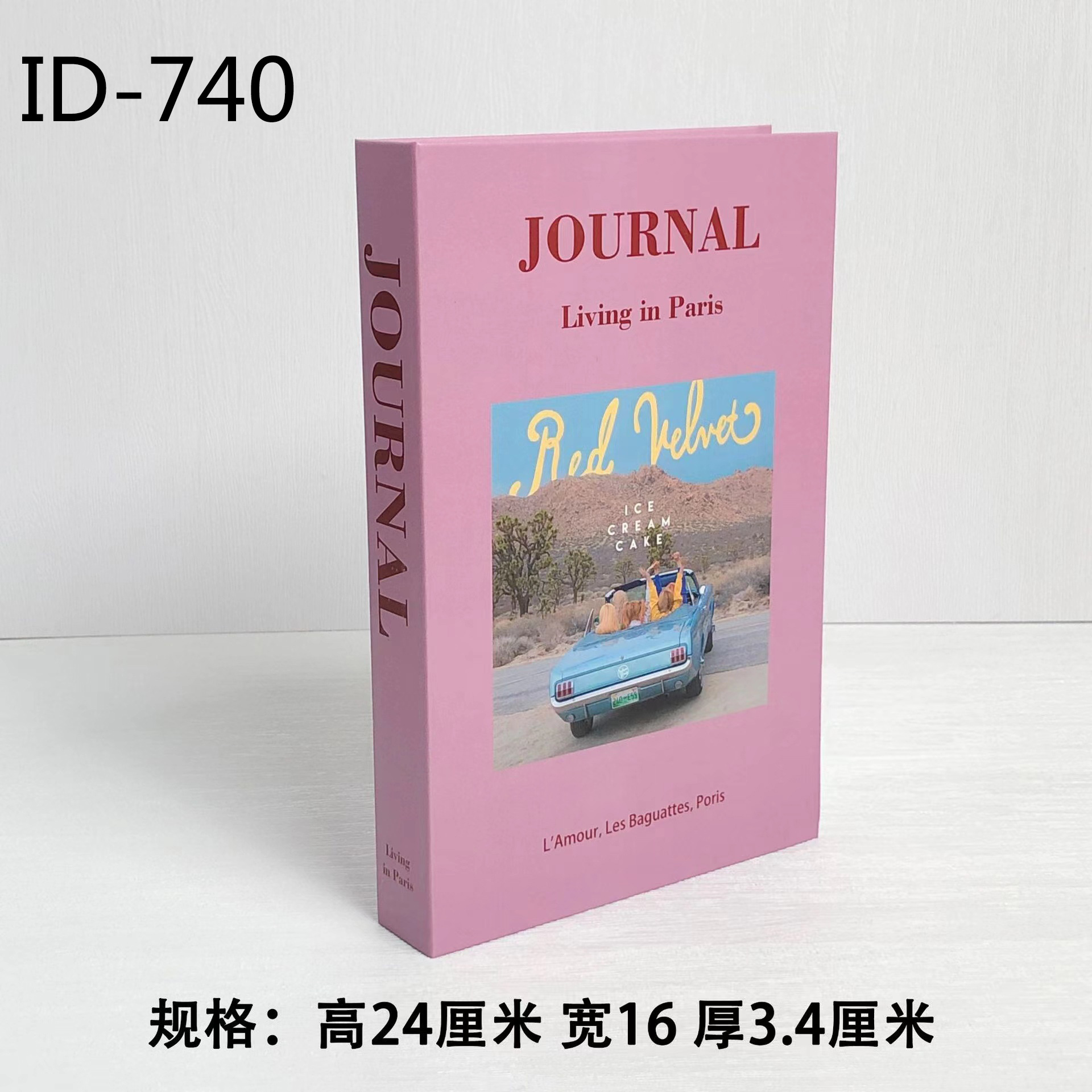 Libros falsos plegables estilo nórdico/INS, props de fotografía, decoración suave, muestra de fábrica