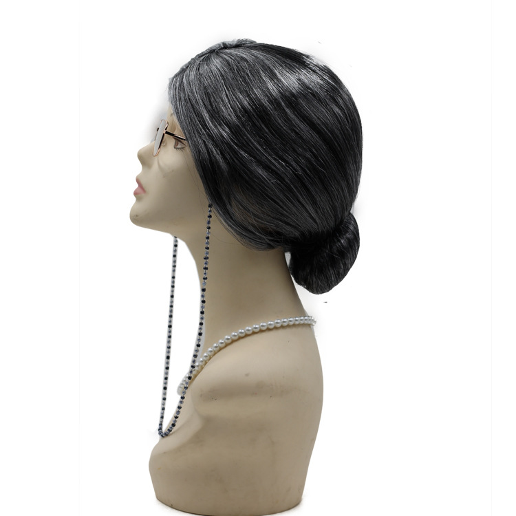 老奶奶装扮假发