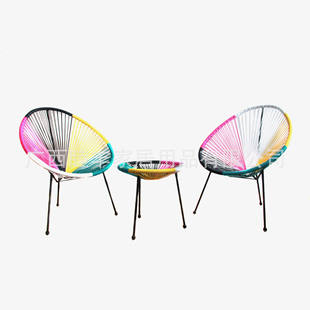 Nordic Outdoor Rattan Sofa Hotel Homestay Designer Sales Department Villa Garden Leisure Courtyard Furniture