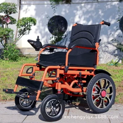 Qatlanan elektrik velosipedlər — portable wheelchair - four-shock-absorbing-upgraded-aluminum-alloy-wheels-without-battery