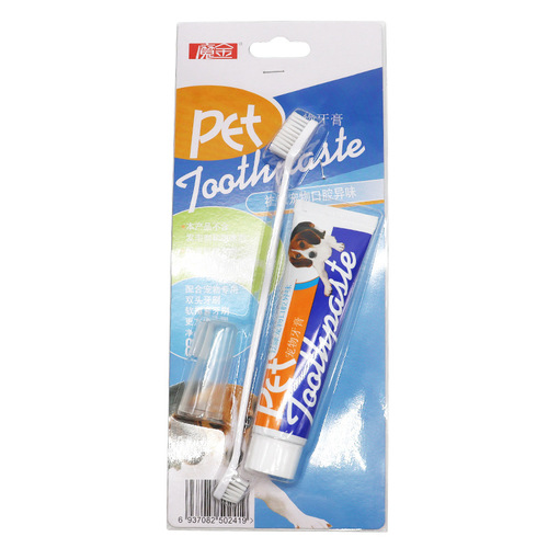 Dog, Cat, Pet Toothbrush and Toothpaste Set Teeth Cleaning Teddy Bichon Ragdoll British Short Pet Washing Set Oral